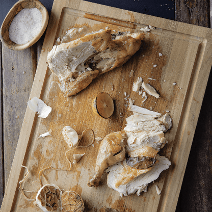 FSC Teak Rectangular Cutting Boards with Well